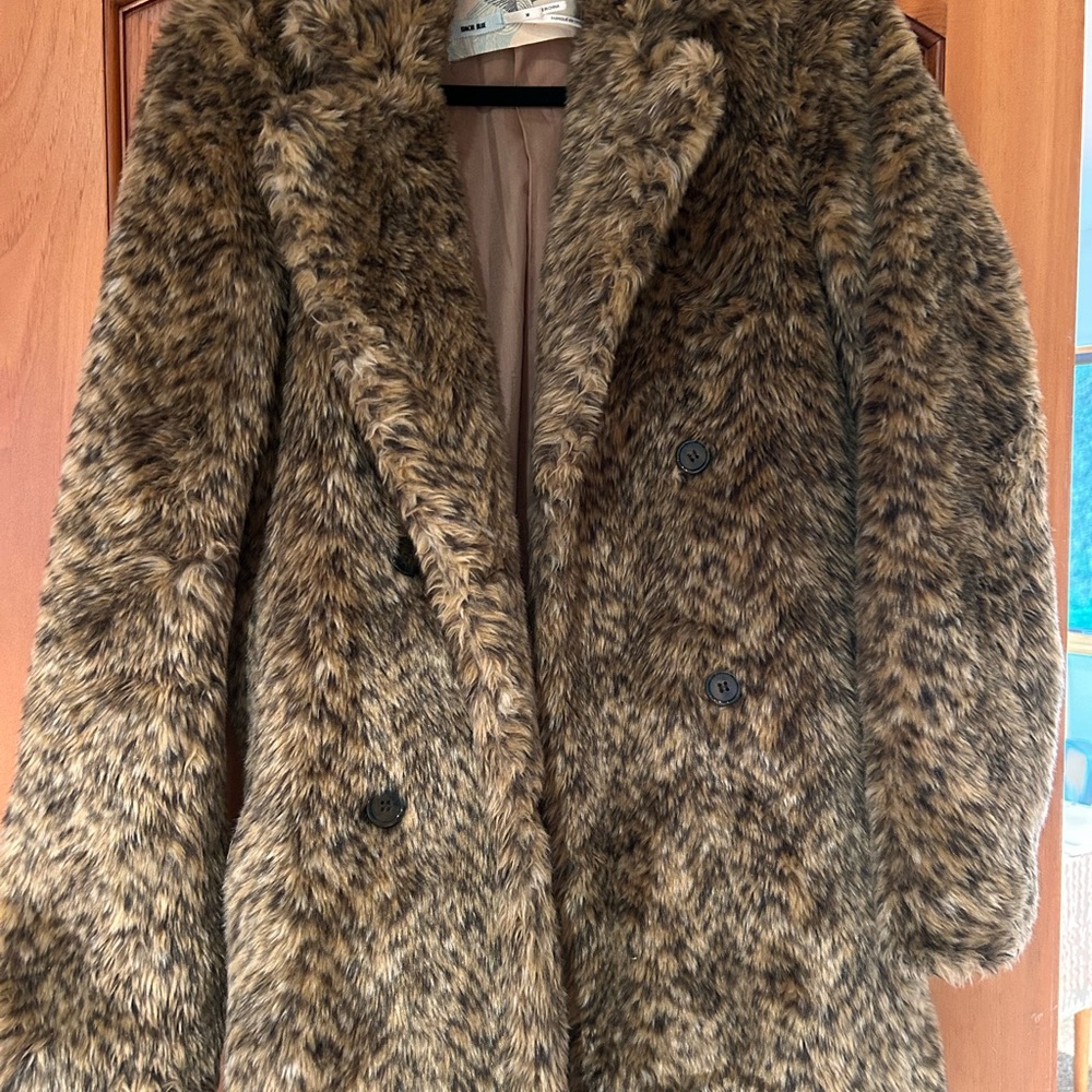 Anthropologie Women's Faux Fur Coat